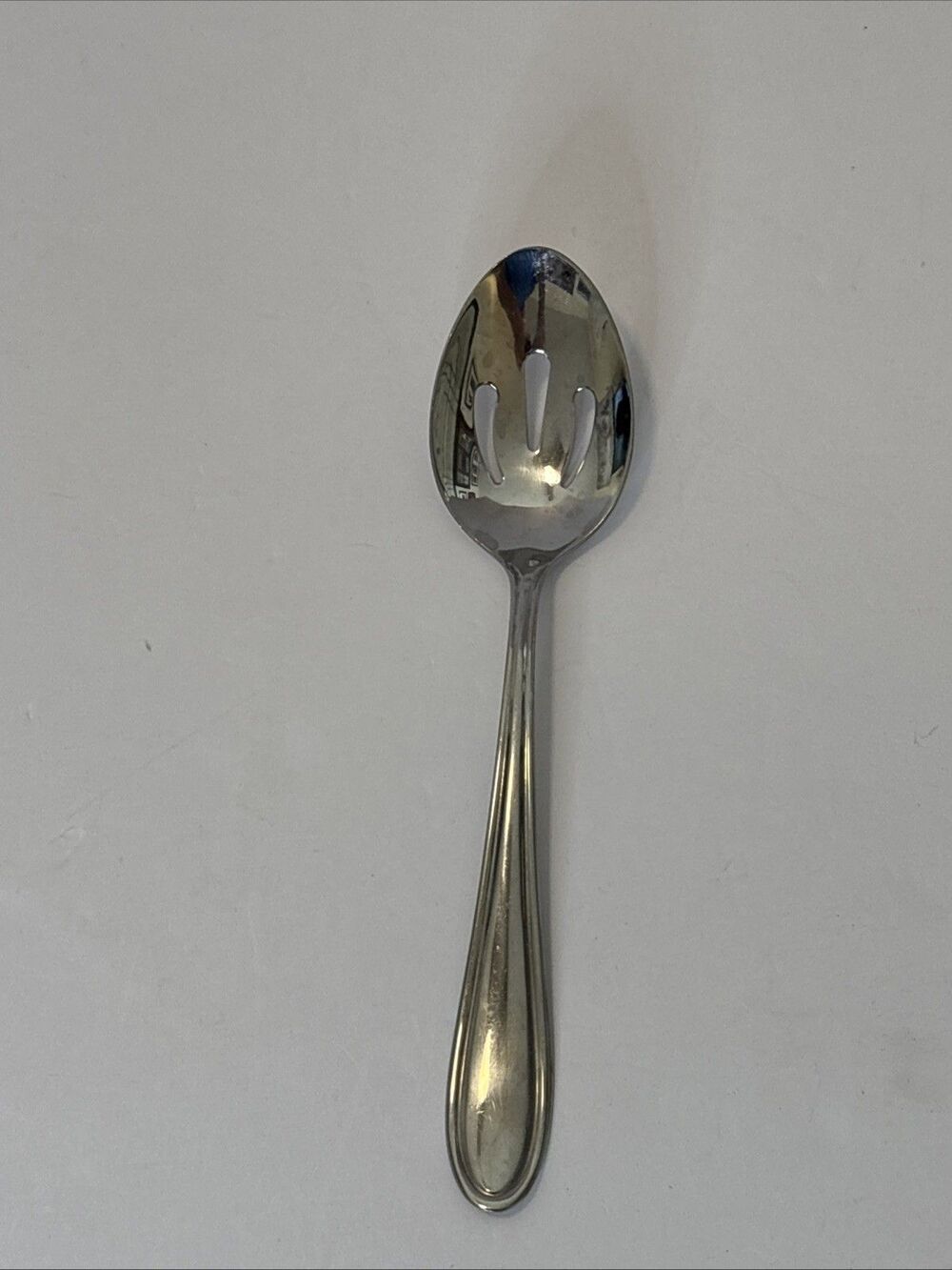 Slotted Serving Spoon Hampton Forge Signature 18/10 Stainless NOBILITY FROSTED